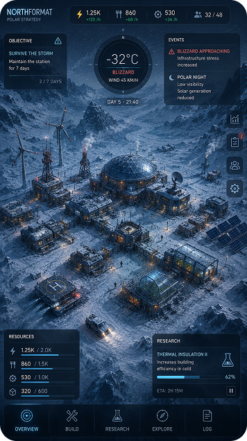 NorthFormat: Polar Strategy gameplay detail
